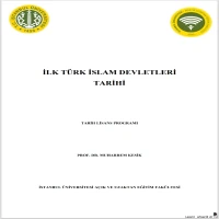 Muharrem Kesik - İlk Türk İslam Devletleri Tarihi